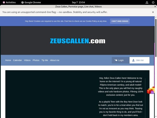 Zeus Callen Online Videos