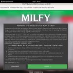 Milfy Login Details